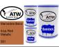Preview: Mercedes-Benz, Inca Red Metallic, 581: 500ml Lackdose + 500ml Klarlack + 250ml Härter - Set, von ATW Autoteile West.